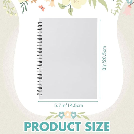 Sublimation Spiral Notebook – Customizable Blank Cover Journal for School, Office & Gifts