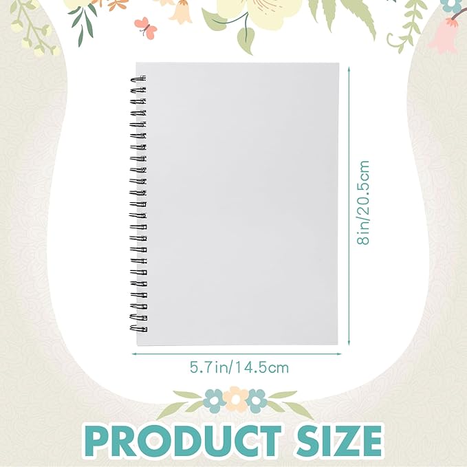 Sublimation Spiral Notebook – Customizable Blank Cover Journal for School, Office & Gifts