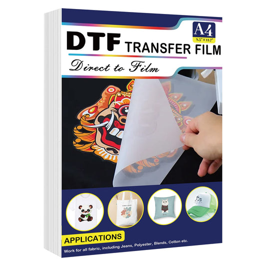 DTF Transfer Film Paper - A4/A3 Sheet Premium Matte Finish PET Transfer Paper