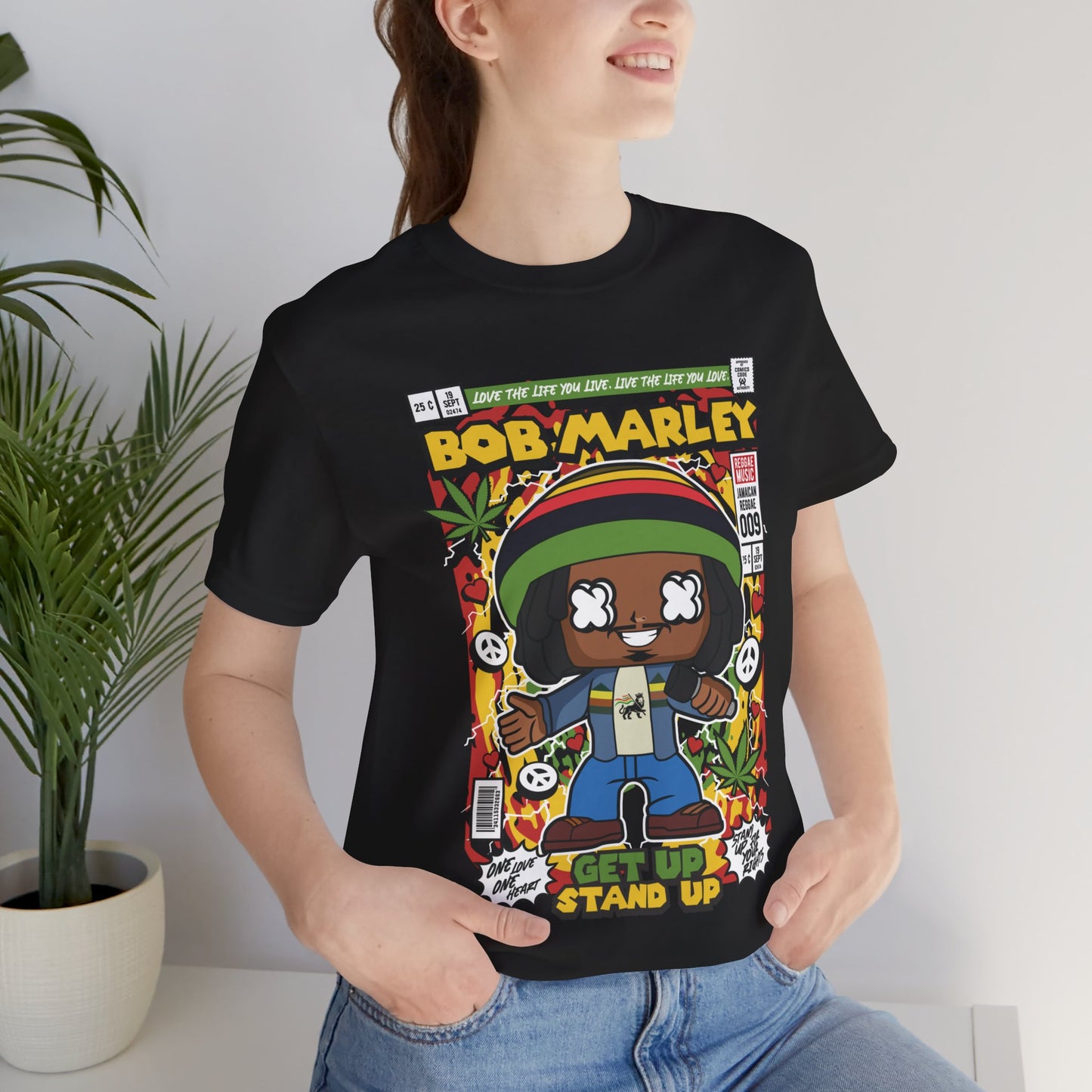 Bob Marley T shirt Design for Unisex