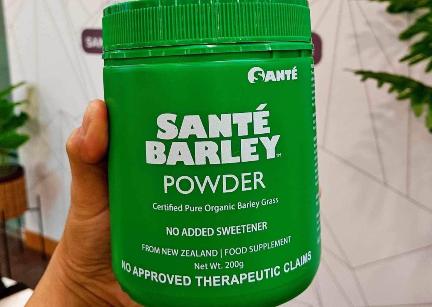 Santé Barley Plain Canister