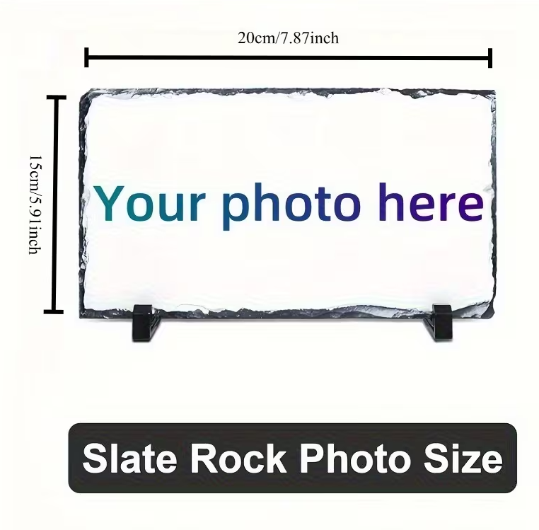 Natural Slate Photo Frame